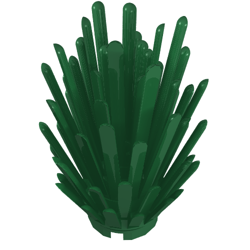 Rendu LDraw de Plante, buisson 2 x 2 x 4 (Plant, Bush 2 x 2 x 4), couleur indicative