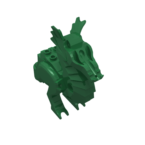 Rendu LDraw de Creature Body Part, Dragon Body [Plain], couleur indicative