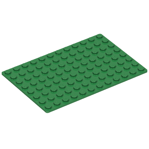 Rendu LDraw de Baseplate 8 x 12, couleur indicative