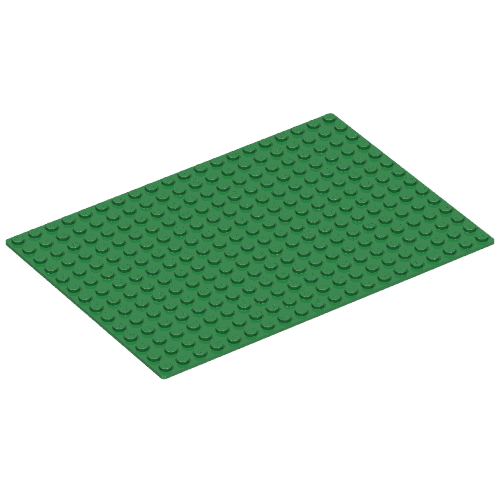 Rendu LDraw de Baseplate 14 x 20, couleur indicative
