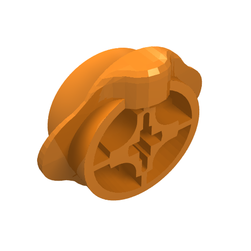 Rendu LDraw de Levier de vitesses (Gear Shifter), couleur indicative