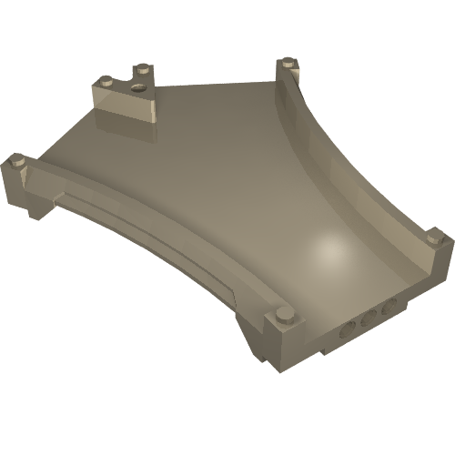Rendu LDraw de Système de voie, voie en forme de Y 18 x 16 x 2 (Track System, Y-shaped Track 18 x 16 x 2), couleur indicative