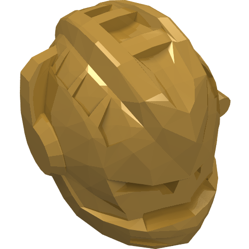 Rendu LDraw de Helmet Hero Factory (Rocka), couleur indicative