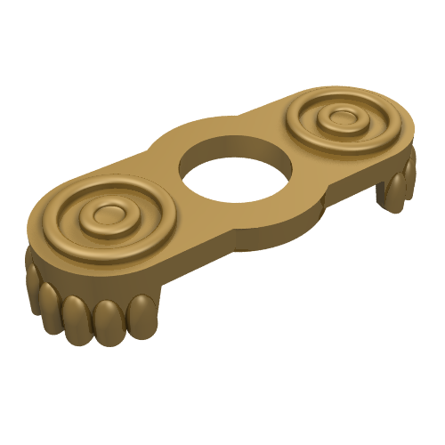 Nuque minifigurine épaulette (Minifig Neckwear Epaulette)