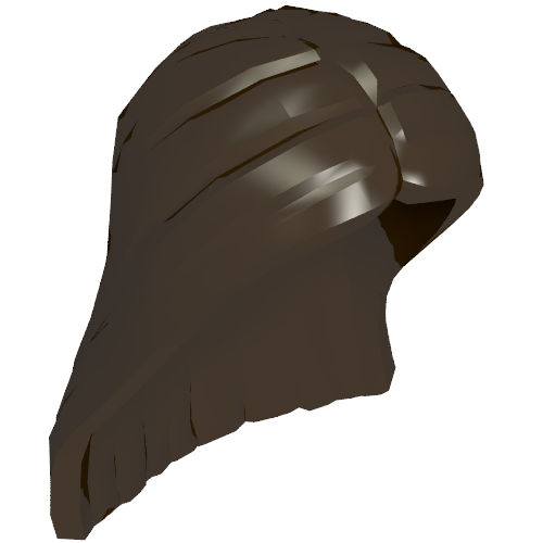 Cheveux longs et droits, au centre (Hair Long and Straight, Center Parted)