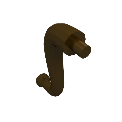 Partie du corps animal / Plante, queue / tronc / tentacule / langue / vigne / branche d'arbre (embout court) (Animal Body Part / Plant, Tail / Trunk / Tentacle / Tongue / Vine / Tree Branch (Short Tip))
