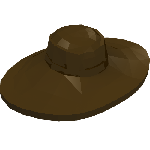 Chapeau très grand bord (Hat Very Wide Brim)