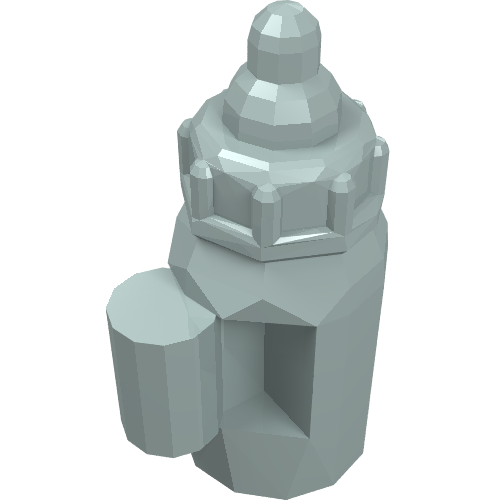 Rendu LDraw de Equipment Baby Bottle avec Handle, couleur indicative