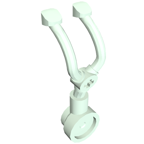 Rendu LDraw de Équipement médical stéthoscope (Equipment Medical Neckwear Stethoscope), couleur indicative
