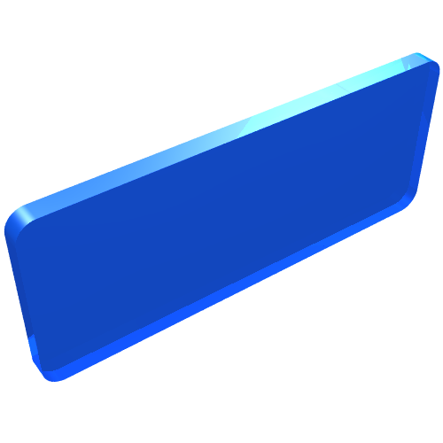 Rendu LDraw de Verre pour panneau 3 x 6 x 6 avec fenêtre (Glass for Panel 3 x 6 x 6 with Window), couleur indicative
