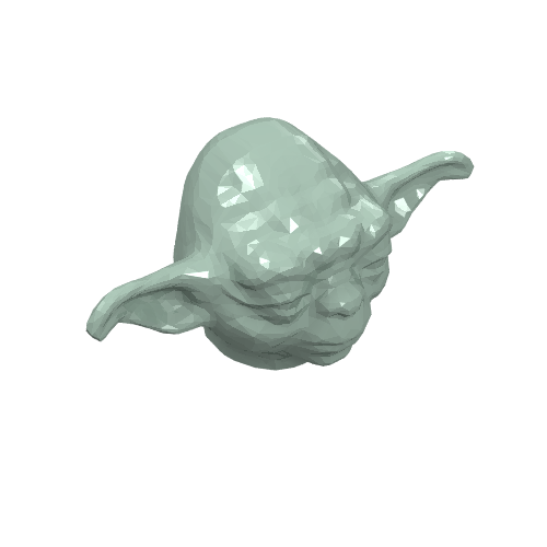 Tête de minifigurine Spécial, Yoda (Minifig Head Special, Yoda)