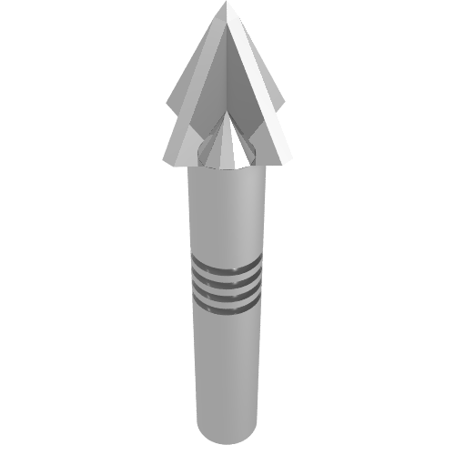 Harpon d'arme [4 rainures sur l'arbre] (Weapon Harpoon [4 Grooves on Shaft])