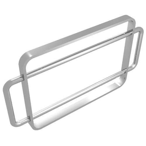 Rendu LDraw de Garde de grille de véhicule (Vehicle Grille Guard), couleur indicative