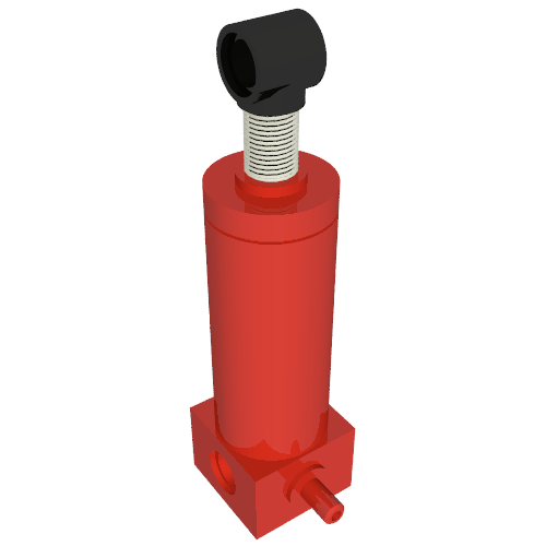 Rendu LDraw de Pneumatic Pump Old Style, couleur indicative