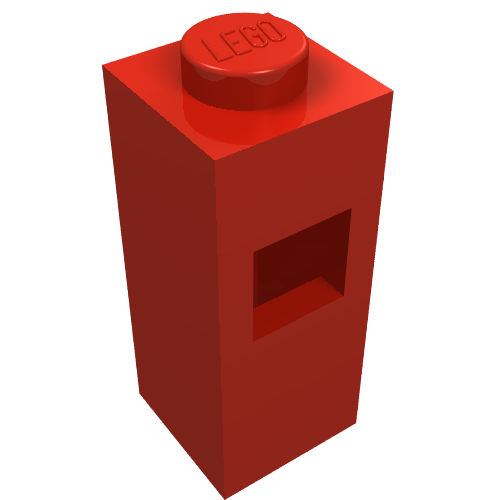 Brique spéciale 1 x 1 x 2 avec côté tube supplémentaire [pièce de résistance] (Brick Special 1 x 1 x 2 with Extra Tube Side [Piece of Resistance])