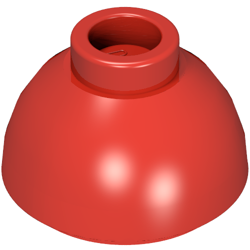 Brique ronde 1,5 x 1,5 dôme haut [sans motif] (Brick Round 1.5 x 1.5 Dome Top [Plain])