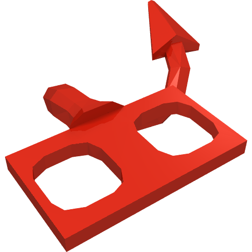 Minifigurine accessoire de taille queue Imp / Costume du Diable (Minifig Hipwear Tail Imp / Devil Costume)