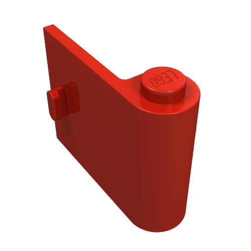 Rendu LDraw de Porte 1 x 3 x 2 droite (Door 1 x 3 x 2 Right), couleur indicative
