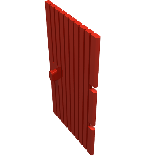 Rendu LDraw de Porte 1 x 4 x 6 (Door 1 x 4 x 6), couleur indicative