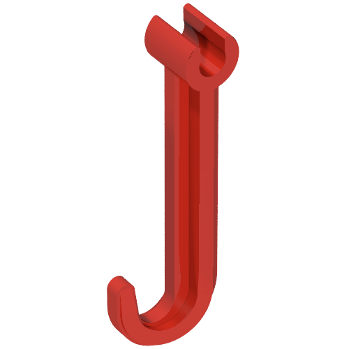 Rendu LDraw de Fabuland Tow Hook, couleur indicative