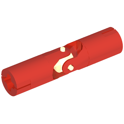Rendu LDraw de Technic Universal Joint - Old Style, couleur indicative