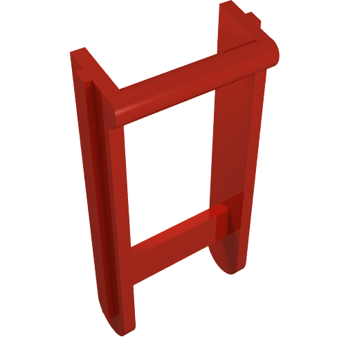 Rendu LDraw de Courroie transporteuse, support (Conveyor Belt, Stand), couleur indicative
