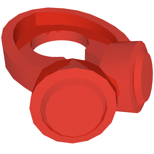Minifigurine casques (Minifig Neckwear Headphones)