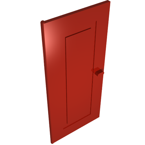 Rendu LDraw de Porte 1 x 6 x 10 (Door 1 x 6 x 10), couleur indicative