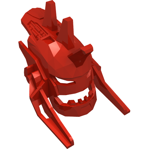Rendu LDraw de Large Figure Mask, Xplode, couleur indicative