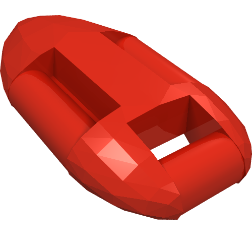 Rendu LDraw de Équipement sauveteur flotteur (Equipment Lifeguard Float), couleur indicative