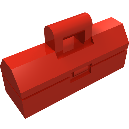 Rendu LDraw de Boîte (Toolbox), couleur indicative
