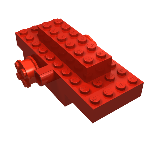 Rendu LDraw de Moteur de remontage (Windup Motor), couleur indicative