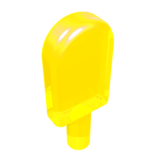 Rendu LDraw de Popsicle alimentaire / sucette (Food Popsicle / Lollipop), couleur indicative