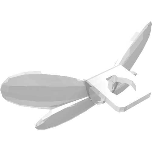 Minifigurine décolleté ailes fée (Minifig Neckwear Wings Fairy)