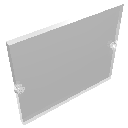 Rendu LDraw de Verre pour fenêtre 1 x 4 x 3 (Glass for Window 1 x 4 x 3), couleur indicative