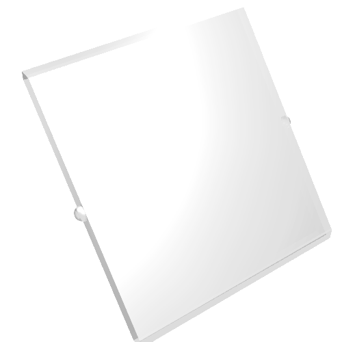 Rendu LDraw de Verre pour fenêtre 4 x 4 x 3 Toit (Glass for Window 4 x 4 x 3 Roof), couleur indicative
