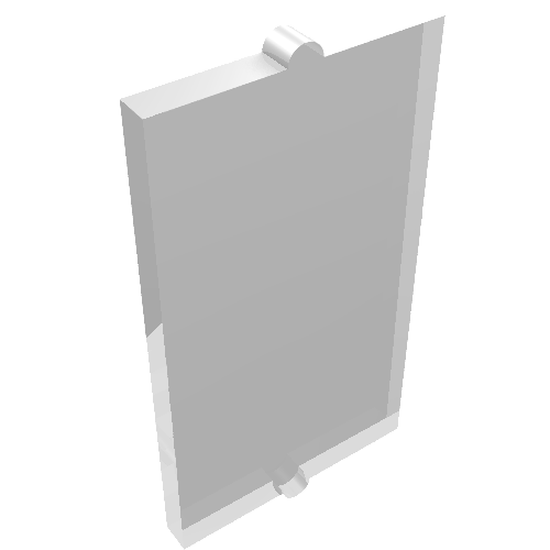 Verre pour fenêtre 1 x 2 x 3 avant plat (Glass for Window 1 x 2 x 3 Flat Front)