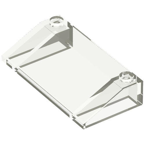 Rendu LDraw de Brique inclinée 33° 3 x 6 (Brick Sloped 33° 3 x 6), couleur indicative