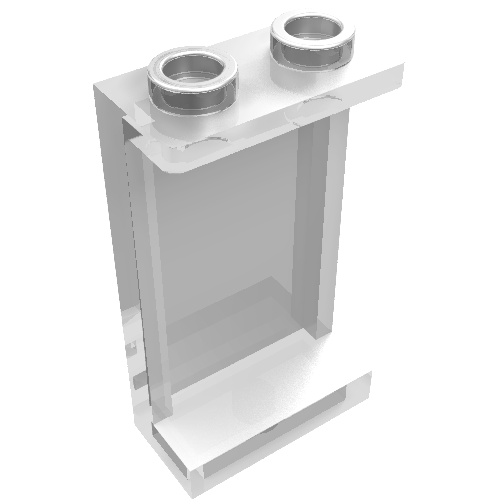 Panneau 1 x 2 x 3 [supports latéraux / tenons creux] (Panel 1 x 2 x 3 [Side Supports / Hollow Studs])