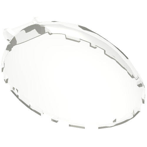Rendu LDraw de Pare-brise 8 x 6 x 2 1/3 bubble auvent avec poignée (Windscreen 8 x 6 x 2 1/3 Bubble Canopy with Handle), couleur indicative