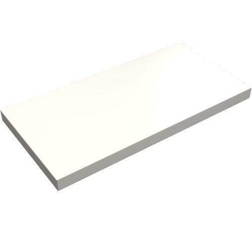 Rendu LDraw de Scala, Tuile 3 x 6, couleur indicative