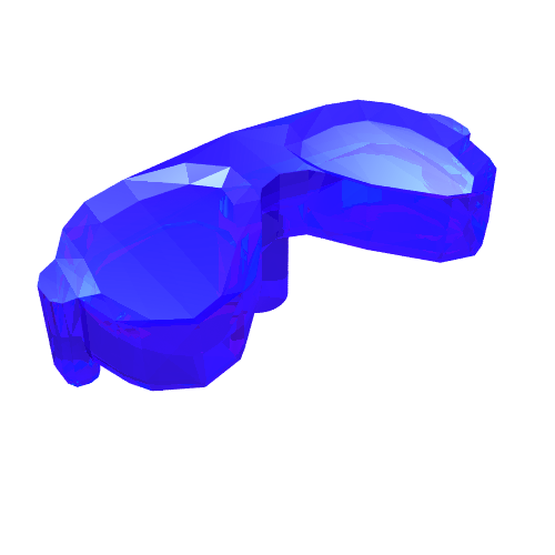 Accessoires de coiffure Lunettes avec connecteur (Headwear Accessory Glasses with Pin)