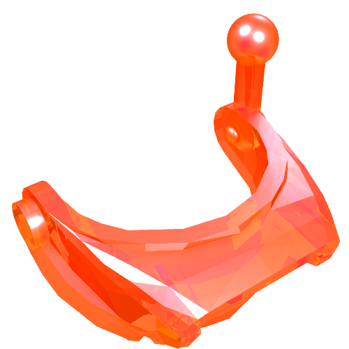 Visière accessoire casque avec antenne (planète de glace) (Headwear Accessory Visor with Antenna (Ice Planet))
