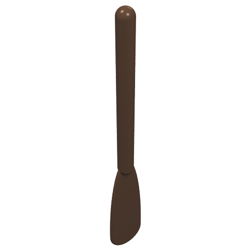 Rendu LDraw de Aviron / pagaie d'équipement (Equipment Oar / Paddle), couleur indicative