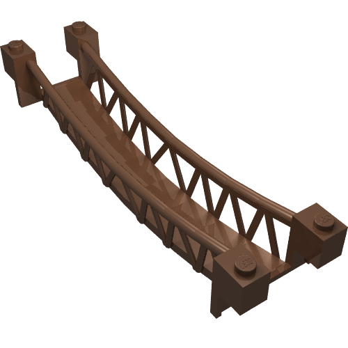 Rendu LDraw de Pont corde (Rope Bridge), couleur indicative