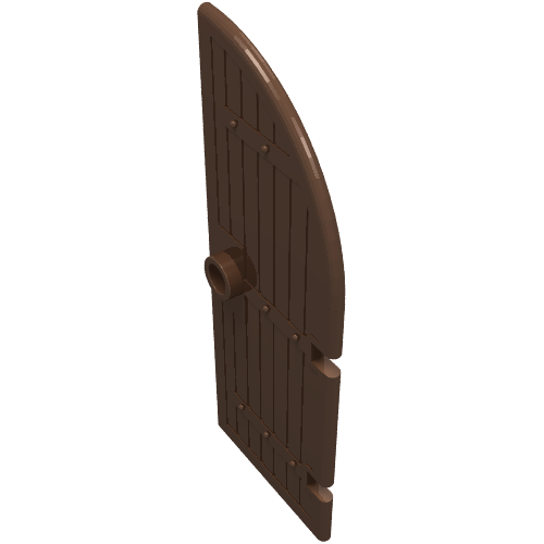 Rendu LDraw de Porte, Porte 1 x 3 x 6 haut courbé (Door, Gate 1 x 3 x 6 Curved Top), couleur indicative