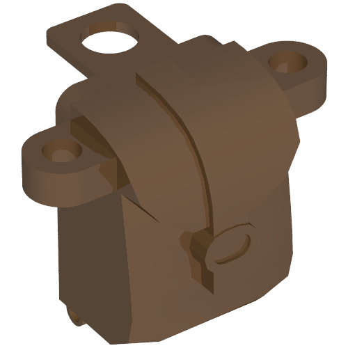Sac à dos minifigurine accessoire de cou [ouverture] (Minifig Neckwear Backpack [Opening])