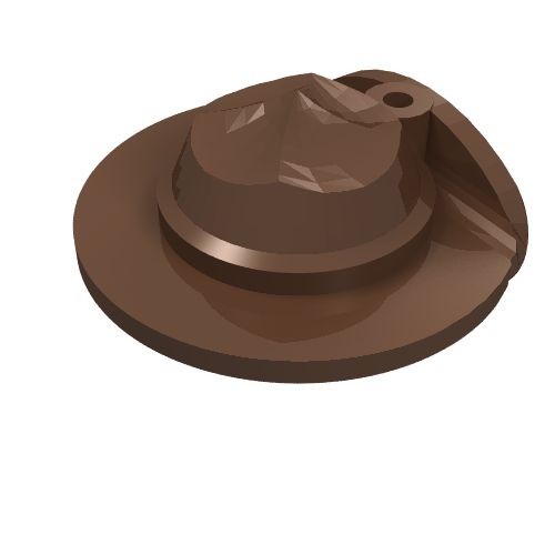 Chapeau grand bord plat (Hat Wide Brim Flat)
