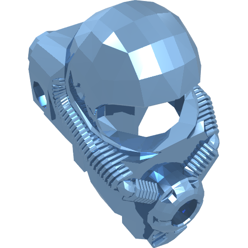 Casque - Espace avec 2 arrières tenons (Helmet - Space with 2 Rear Studs)