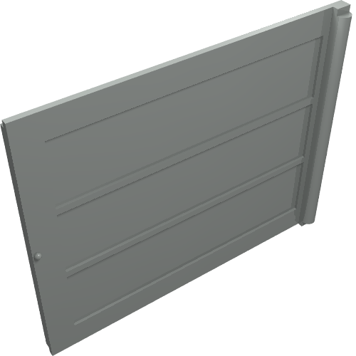 Rendu LDraw de Porte coulissante - Type 2 (Door Sliding - Type 2), couleur indicative